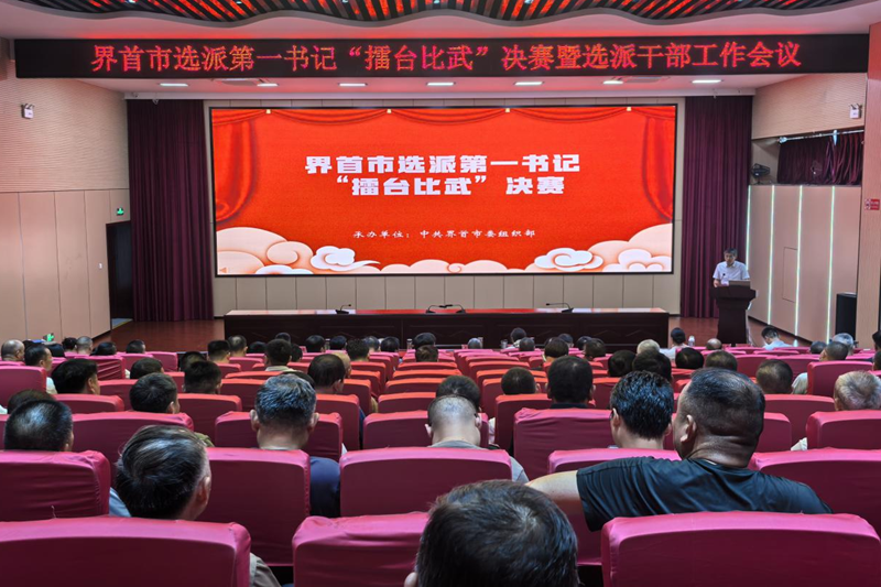 界首市举办选派第一书记“擂台比武”市级决赛